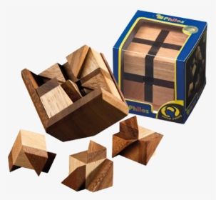 Bermuda Cube - 8 Piece Wooden Cube Puzzle Solution, HD Png Download, Transparent PNG