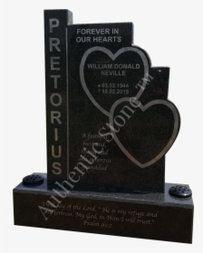 Transparent Double Heart Png - Headstone, Png Download, Transparent PNG