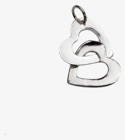 Double Hearts Charm - Locket, HD Png Download, Transparent PNG