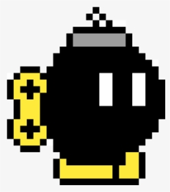 A Bomb From Mario - Bob Omb Pixel Art, HD Png Download, Transparent PNG