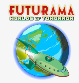 Worlds Of Tomorrow Wiki - Futurama Worlds Of Tomorrow Logo, HD Png Download, Transparent PNG