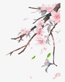 #flowers #pink #pinkflowers #japanese #nature #ftestickers - Transparent Background Chinese Flowers Transparent, HD Png Download, Transparent PNG