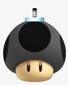 Mushrooms Clipart Bomb - Fan Mushroom Mario, HD Png Download, Transparent PNG