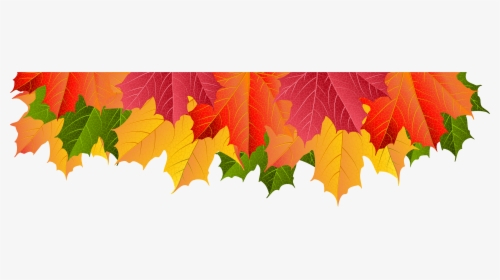 Clip Art Leaf For Free - Fall Leaves Border Transparent, HD Png Download, Transparent PNG