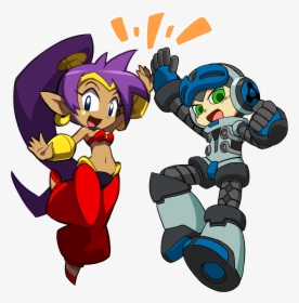 Half-genie Hero Shantae And The Pirate S Curse Mighty - Shantae Mighty No 9, HD Png Download, Transparent PNG