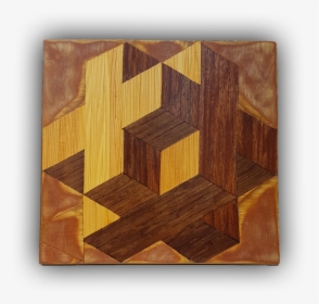 017 Cube With Cross - Plywood, HD Png Download, Transparent PNG