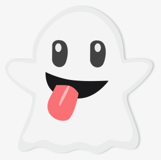 Emoji, Ghost, Ghost Emoji, Cutoo, Cuto - Emoji Fantasma, HD Png Download, Transparent PNG