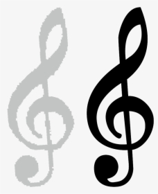 Clef Note Download Png - Treble Clef Icon Vector, Transparent Png, Transparent PNG