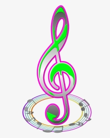 Note,scores,treble Clef,melody,music,clip Art,colored, - Color Transparent Background Musical Notes Clip Art, HD Png Download, Transparent PNG