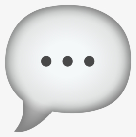 Speech Bubble Emoji Png, Transparent Png, Transparent PNG