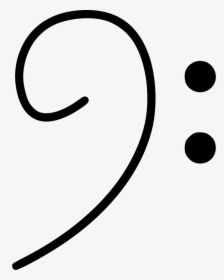 Base Clef Music Note - Circle, HD Png Download, Transparent PNG
