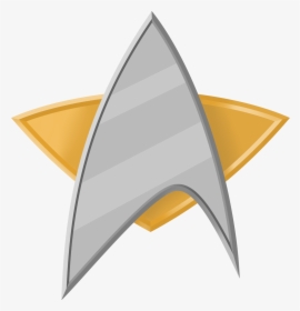 Yellow - Next Generation Starfleet Insignia, HD Png Download, Transparent PNG