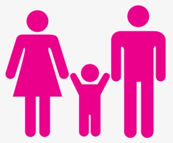 Transparent Family Icon Png - Red Female Toilet Sign, Png Download, Transparent PNG