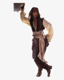Davy Jones Locker - Captain Jack Sparrow White Shirt, HD Png Download, Transparent PNG