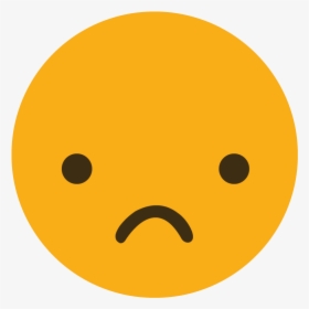 Sad Reaction Emoji Icon Vector Graphic Emoticon - Smiley, HD Png Download, Transparent PNG
