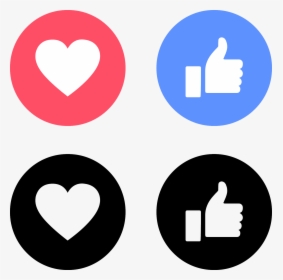 Facebook Png Love - Facebook Like Icon 2019, Transparent Png, Transparent PNG