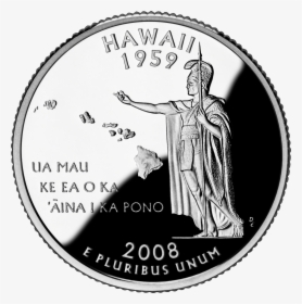 2008 Hi Proof - Hawaii State Quarter, HD Png Download, Transparent PNG