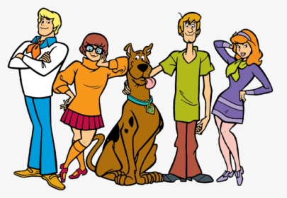 Scooby Doo Main Characters Scooby Doo Daphne Velma - Scooby Doo Gang Clipart, HD Png Download, Transparent PNG