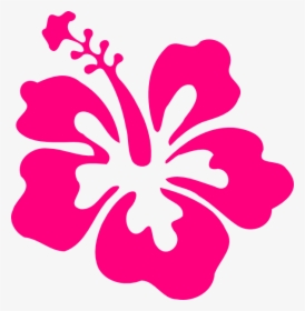 Pink Hibiscus Flower Clip Art, HD Png Download, Transparent PNG