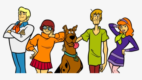 Scooby Doo The Whole Gang , Transparent Cartoons - Scooby Doo, HD Png Download, Transparent PNG