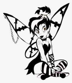Gothic Tinkerbell, HD Png Download, Transparent PNG