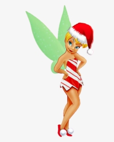 Tinkerbell Vector - - Disney Christmas Tinkerbell, HD Png Download, Transparent PNG