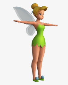 Download Zip Archive - Kingdom Hearts Tinkerbell Model, HD Png Download, Transparent PNG