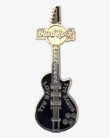 Transparent Rock Guitar Clipart - Hard Rock Guitar Pin, HD Png Download, Transparent PNG