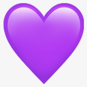 #corazon  #corazon❤  #morado  #violetta  #emoji - Purple Heart Emoji Png, Transparent Png, Transparent PNG