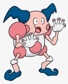 Mr Mime Pokemon Character Vector Art - Mr Mime And Mime Jr, HD Png Download, Transparent PNG