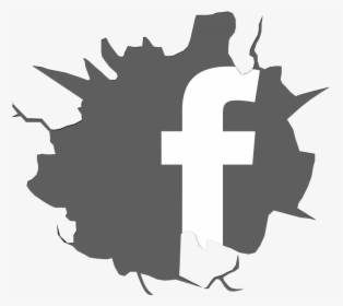 Logo Facebook Png Hd Clipart , Png Download - Facebook Cracked Logo, Transparent Png, Transparent PNG
