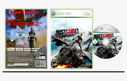 Just Cause 3 Box Cover - Just Cause 3 Para Xbox 360, HD Png Download, Transparent PNG