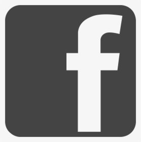 Free Download Social Icons - Facebook Logo Dark Grey, HD Png Download, Transparent PNG
