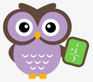 Owl Math Clipart, HD Png Download, Transparent PNG