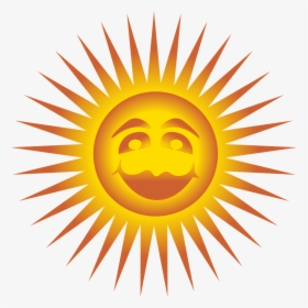 Sun, Happy, Face, Smile, Smiley, Hot, Solar, Round - Vector Graphics, HD Png Download, Transparent PNG
