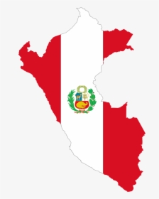 Peru Flag Map, HD Png Download, Transparent PNG