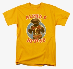 Alpha 5 Mighty Morphin Power Rangers T-shirt - Miami Miracle T Shirt, HD Png Download, Transparent PNG