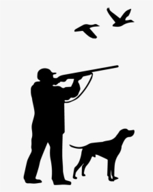 Weimaraner Duck Hunting Dog - Bird Hunting Hunter Sticker, HD Png Download, Transparent PNG