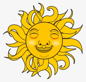 Smiling Sun Gif, HD Png Download, Transparent PNG
