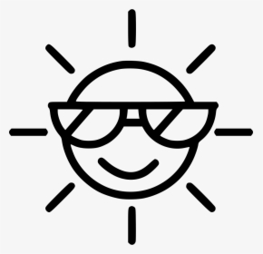Summer Sun Sunglasses - Sun Sunglasses Icon Png, Transparent Png, Transparent PNG