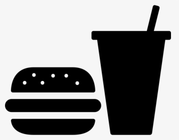 Transparent Soda Clipart - Burger And Soda Vector, HD Png Download, Transparent PNG