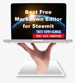 Best Free Markdown Editor For Steemit - Laptop, HD Png Download, Transparent PNG