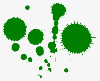 10 Green Paint Splatters - Green Spray Can Transparent, HD Png Download, Transparent PNG