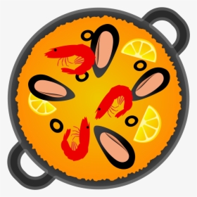 Shallow Pan Of Food Icon - Paella Png, Transparent Png, Transparent PNG