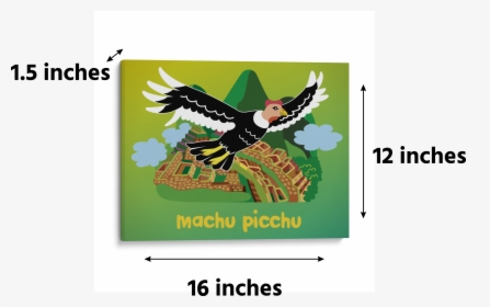 Machu Picchu Drawing Andean Condor Canvas Wall Art - Machu Picchu, HD Png Download, Transparent PNG