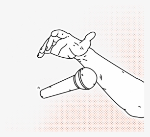 Hand Drop The Mic, HD Png Download, Transparent PNG