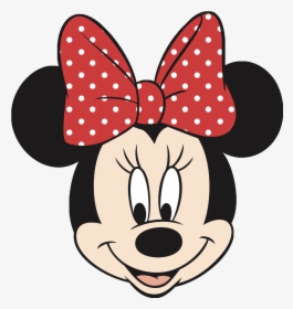 Minnie Mouse Head Png - Red Minnie Mouse Head, Transparent Png, Transparent PNG