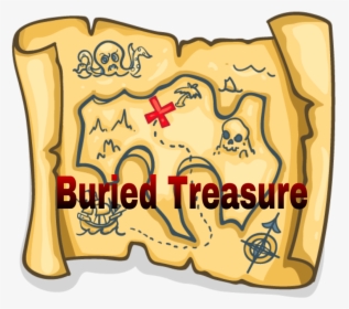Pirate Treasure Map Png Clipart , Png Download - Pirate Map Png, Transparent Png, Transparent PNG