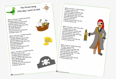 The Pirate Song Words, HD Png Download, Transparent PNG
