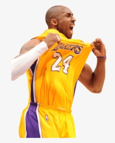 Kobe Bryant Holding Shirt - Kobe Bryant Png, Transparent Png, Transparent PNG
